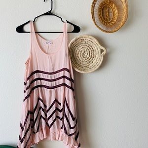 FREE PEOPLE Voile Slip in mauve/purple